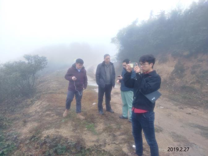 計(jì)鵬團隊在湖(hú)南(nán)——華電(diàn)湖(hú)南(nán)仰天湖(hú)50MW風(fēng)電(diàn)項目微(wēi)觀選址